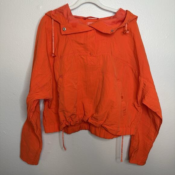 Free People Movement Lightweight Athletic Jacket Orange Ride the Wave - Picture 5 of 8